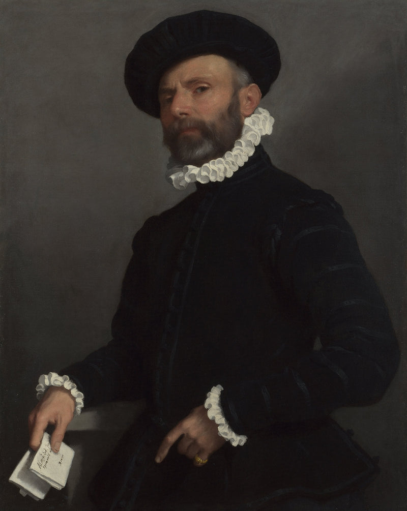 Mies, joka pitää kirjeestä - Giovanni Battista Moroni