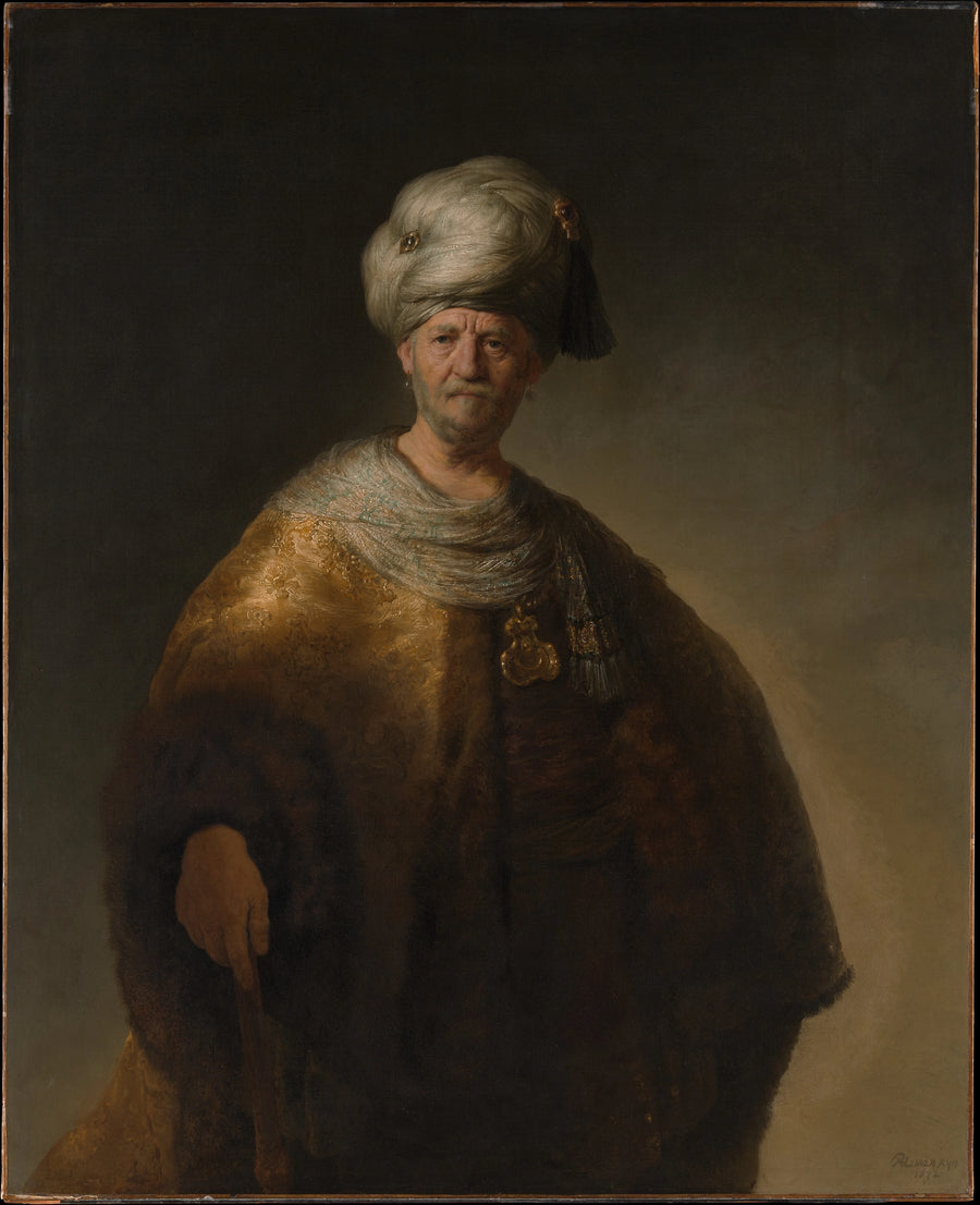 Itämaisen aatelisen muotokuva - Rembrandt