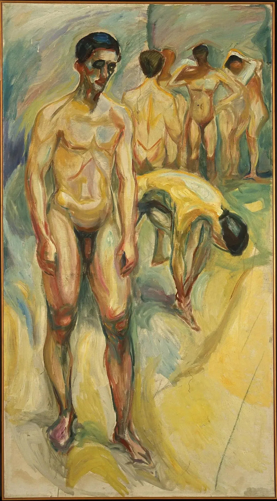 Alastomat miehet kylvyssä - Edvard Munch