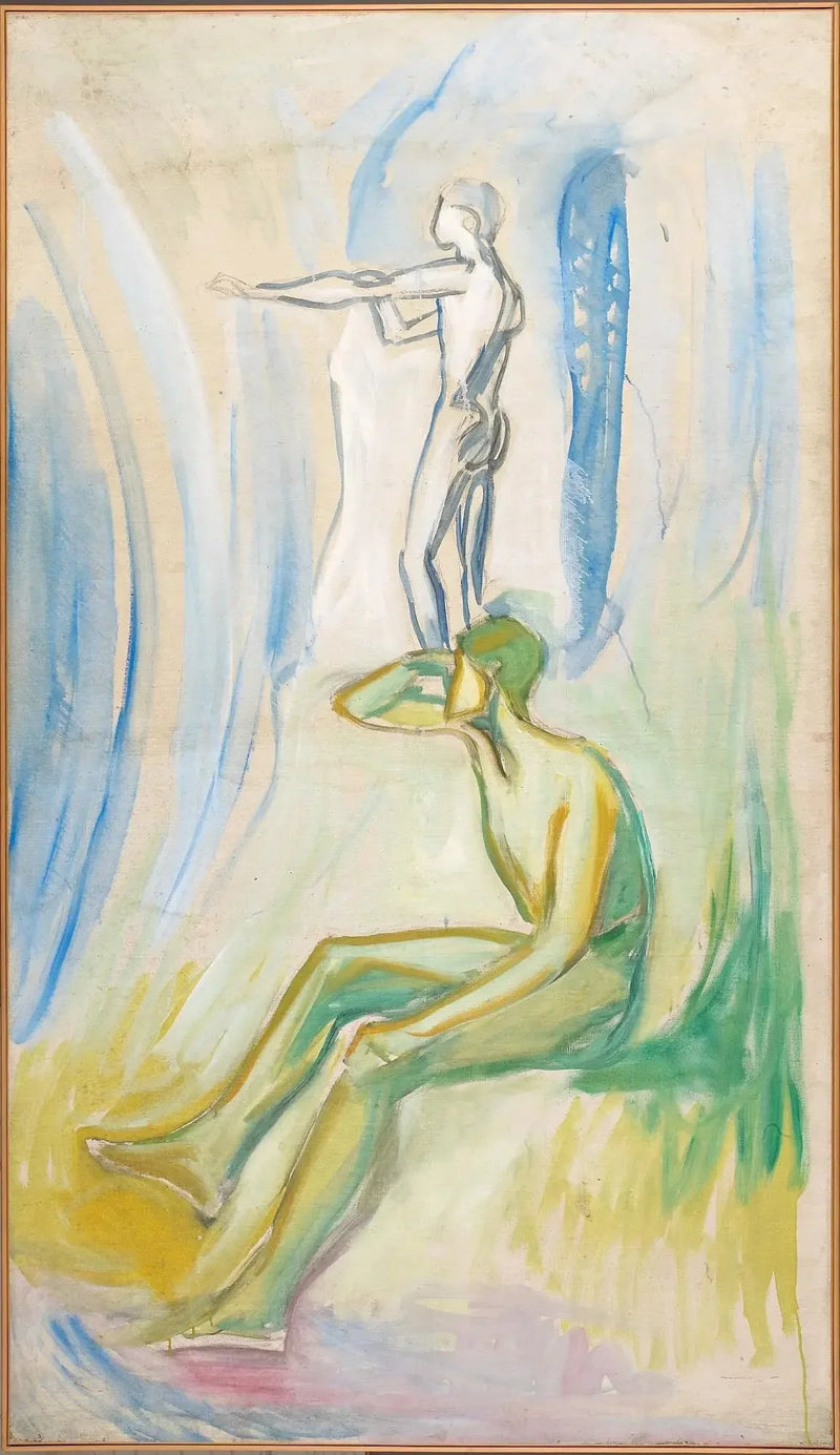 Miehet kääntyvät auringon puoleen - Edvard Munch