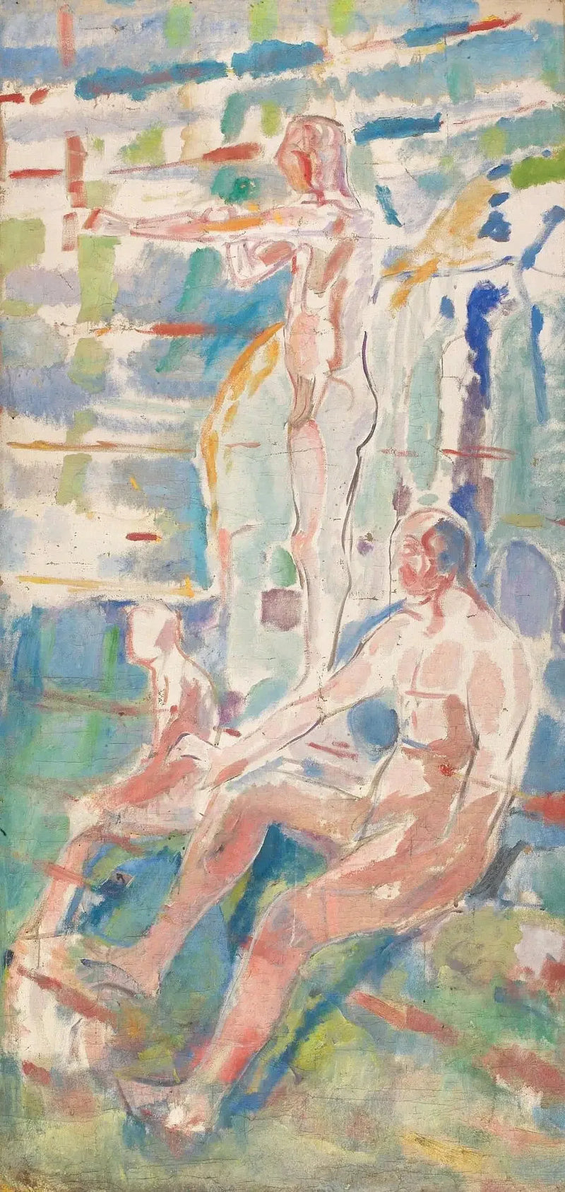 Aurinkoon kääntyneet miehet - Edvard Munch