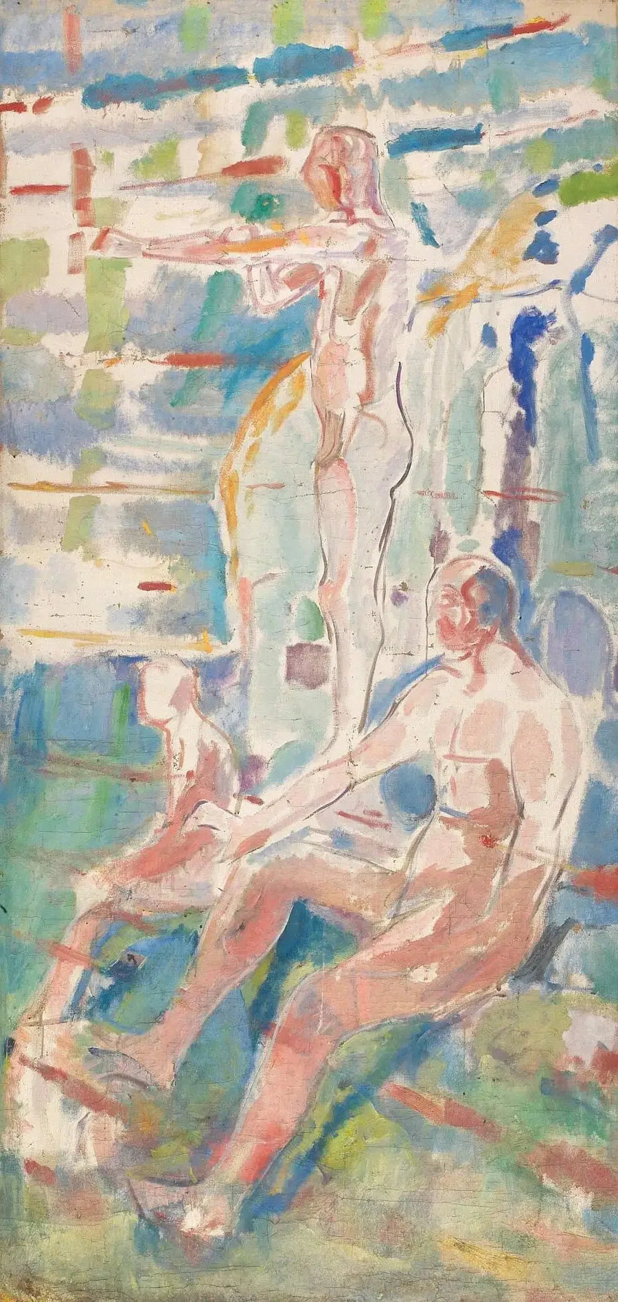 Aurinkoon kääntyneet miehet - Edvard Munch