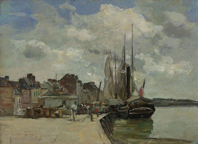 Honfleur: Satama - Eugène Boudin