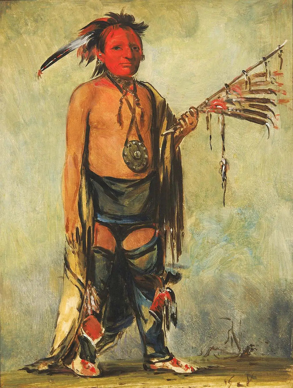 Hoo-w’a-ne-kaw petit élan - George Catlin - Alpha Reproduction
