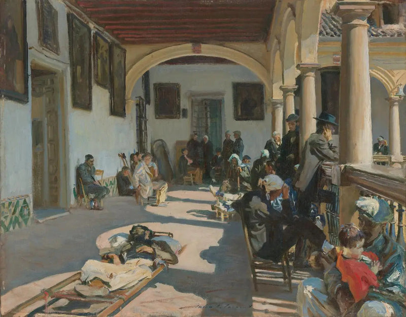 Granadan sairaala - John Singer Sargent