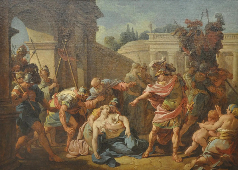 Horace iski äitiään - Louis Jean François Lagrenée