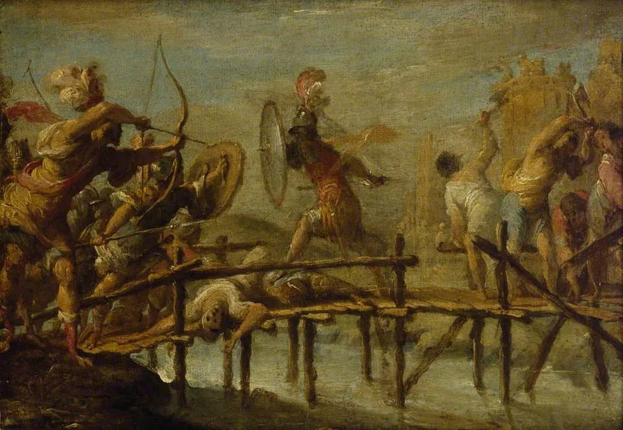 Horatius Cocles défendant le pont - Bernardo Strozzi