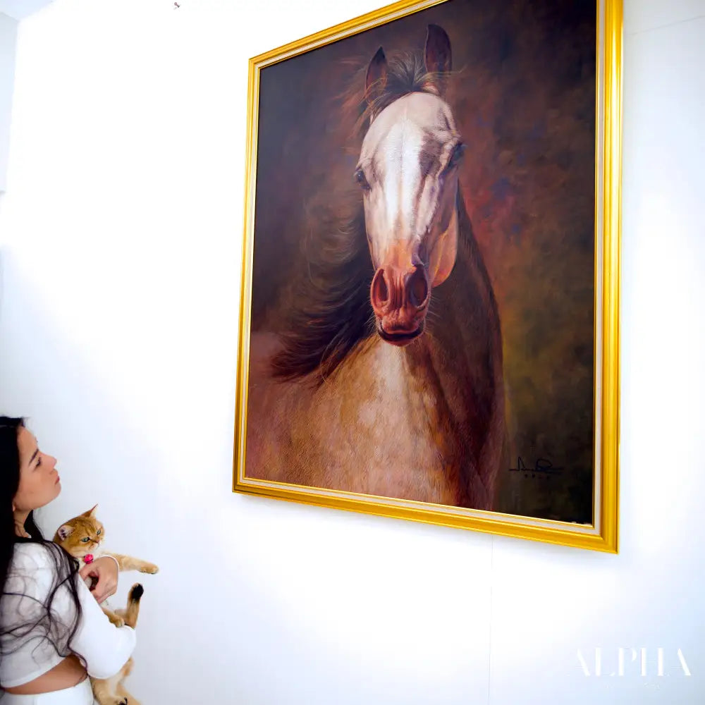 Horse – Somchai | 100 x 130 cm Reproductions de tableaux à la peinture à l’huile