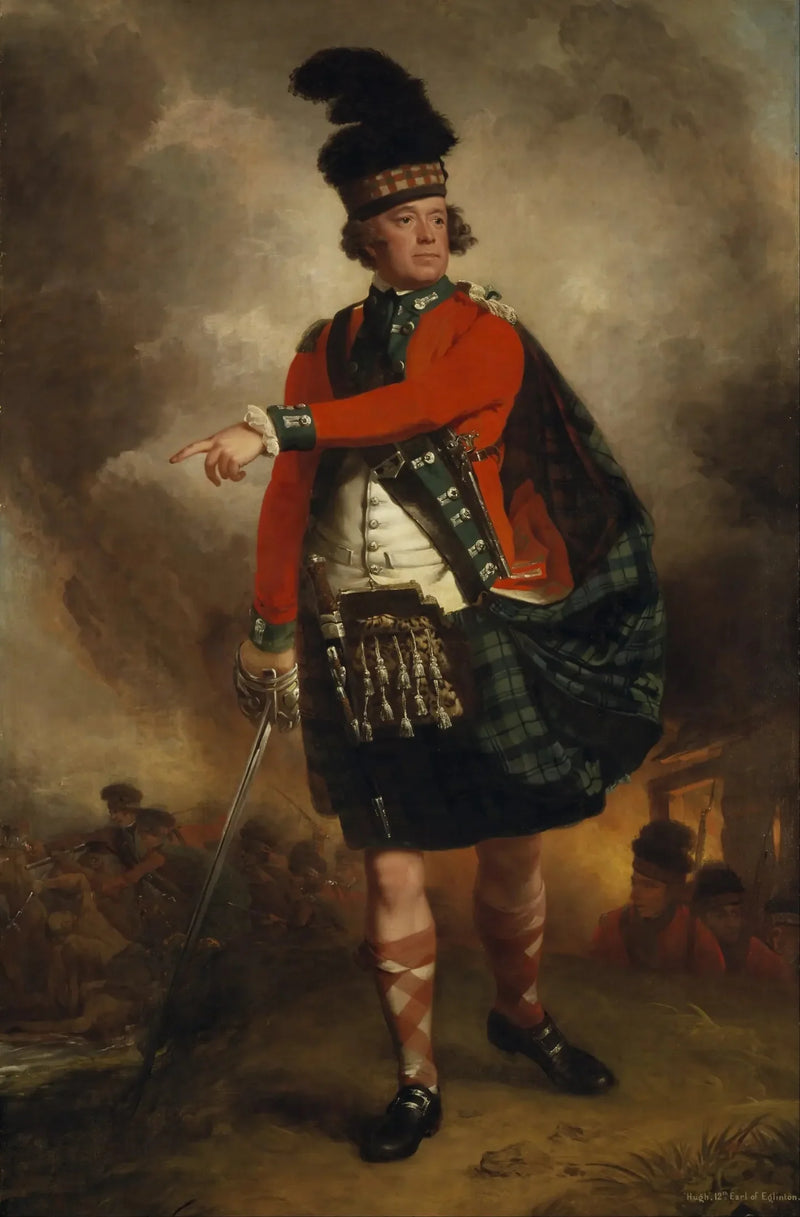 Hugh Montgomerie, 12. Esgüerre Eglintonin kreivi. Sotilas; Ayrshiren lordiluutnantti - John Singleton Copley