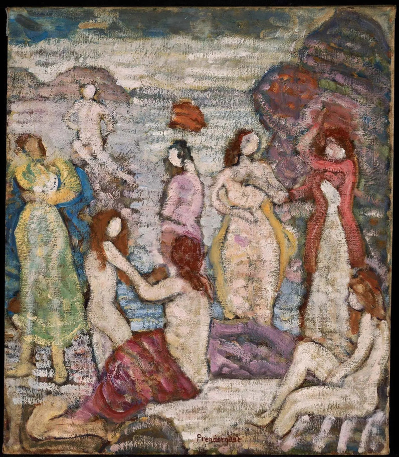 Kahdeksan uimaria - Maurice Prendergast