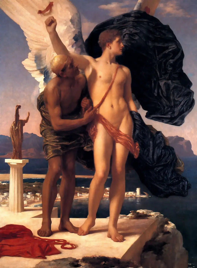 Icare ja Dédale - Frederic Leighton