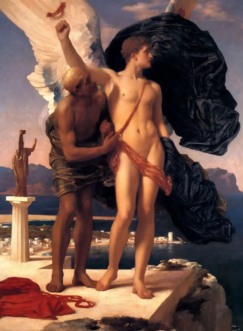 Icare ja Dédale - Frederic Leighton