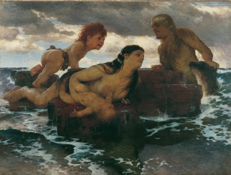 Meren idylli - Arnold Böcklin