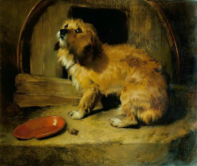 Il n'y a pas d'endroit comme la maison - Edwin Henry Landseer image 1 tableau peint à l’huile sur toile