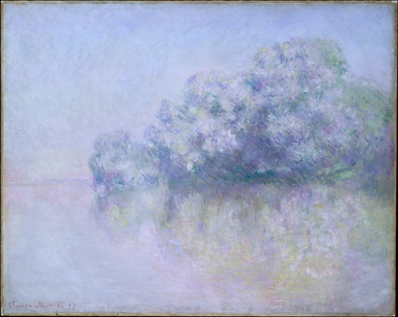 Orvokkisaari lähellä Vernonia - Claude Monet