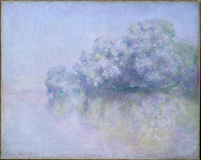 Orvokkisaari lähellä Vernonia - Claude Monet
