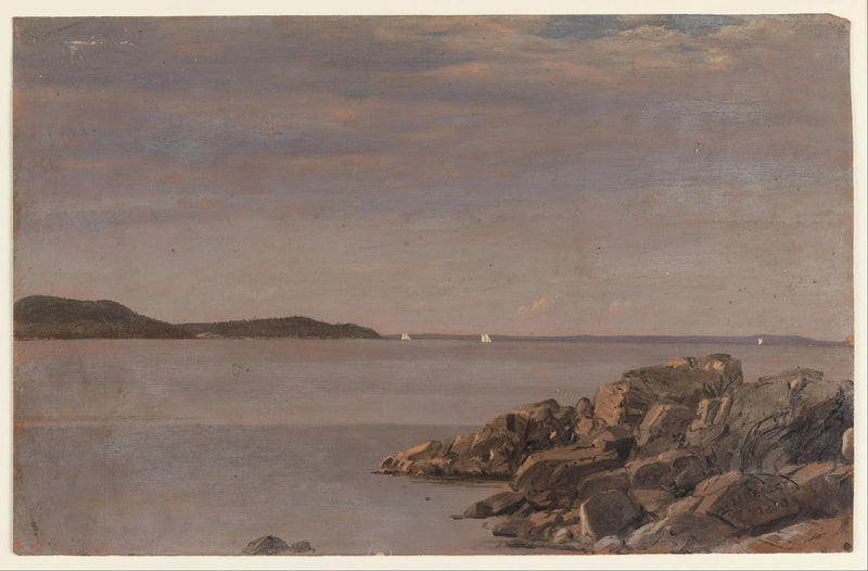 Monts Désertsin saari, Maine-rannikko - Frederic Edwin Church