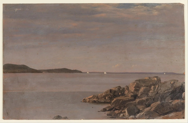 Monts Désertsin saari, Maine-rannikko - Frederic Edwin Church