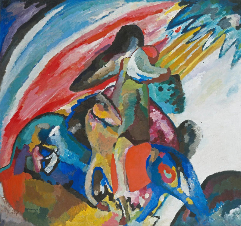 Improvisaatio 12 Ratsastaja - Vassily Kandinsky
