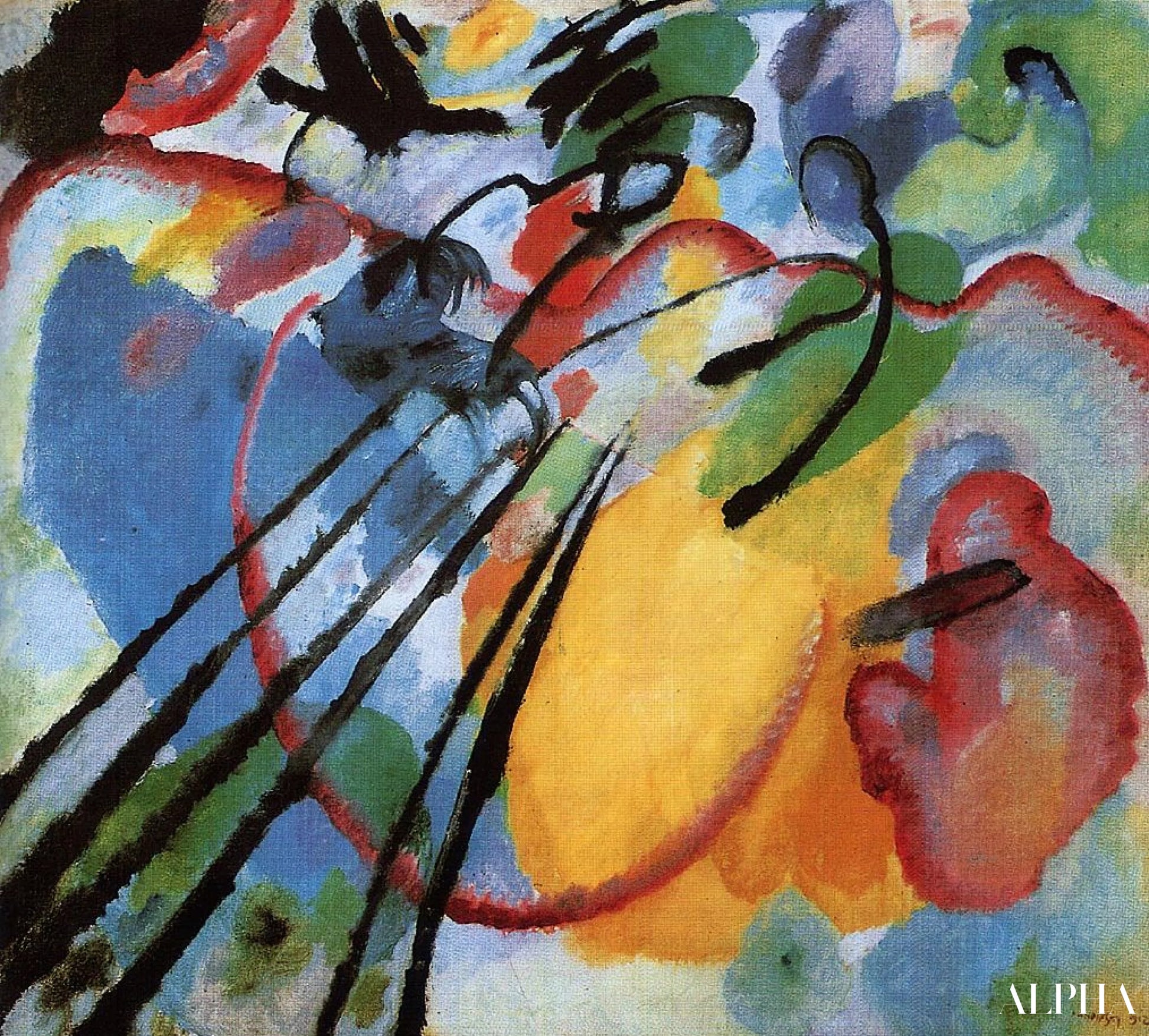 Improvisaatio 26 - Vassily Kandinsky - Taulujen ja korkealaatuisten maalauksien reproduktiot