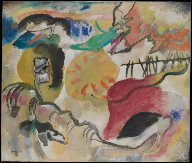 Improvisaatio 27 (Rakkauden puutarha II) - Vassily Kandinsky