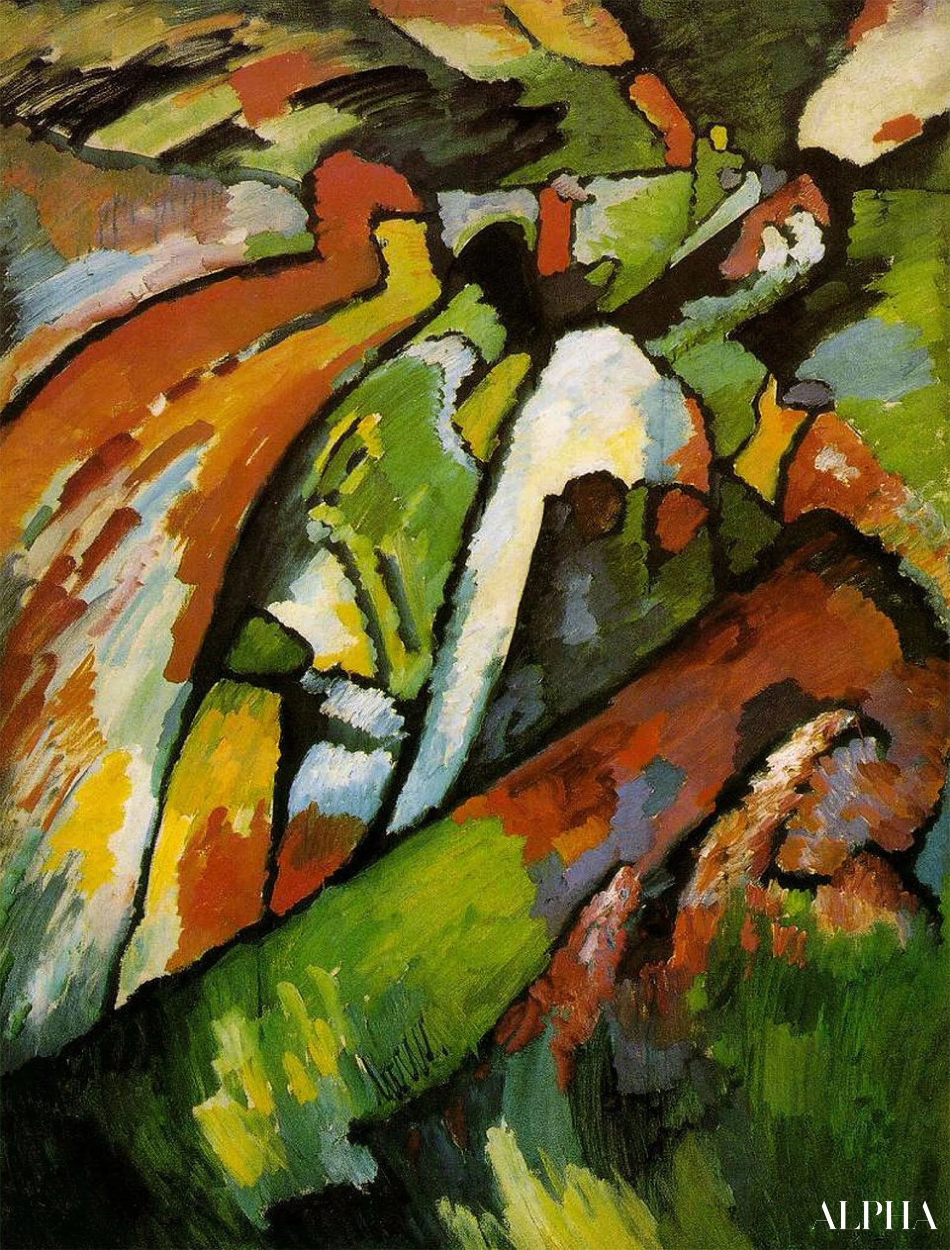 Improvisaatio 7 - Vassily Kandinsky - Taulujen ja korkealaatuisten maalauksien reproduktiot