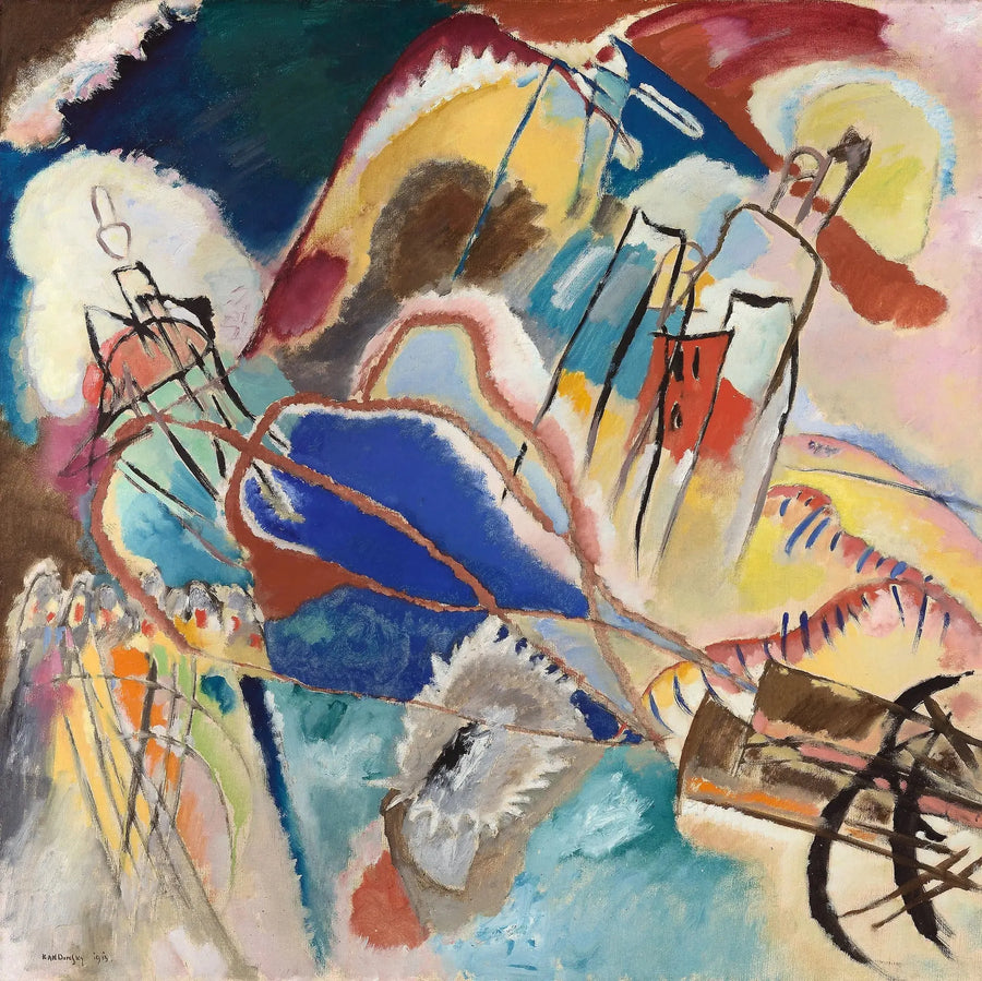 Improvisaatio nro 30 (Kanonit) - Vassily Kandinsky