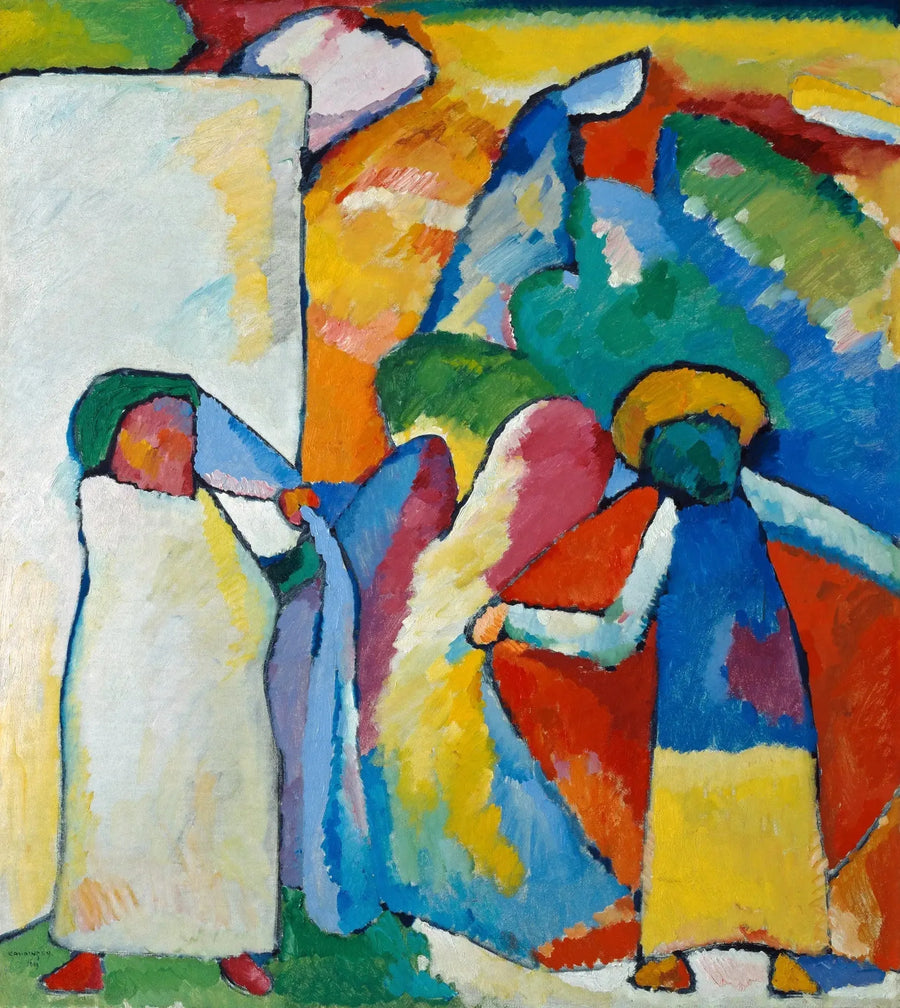 Improvisaatio VI (Afrikkalainen) - Vassily Kandinsky