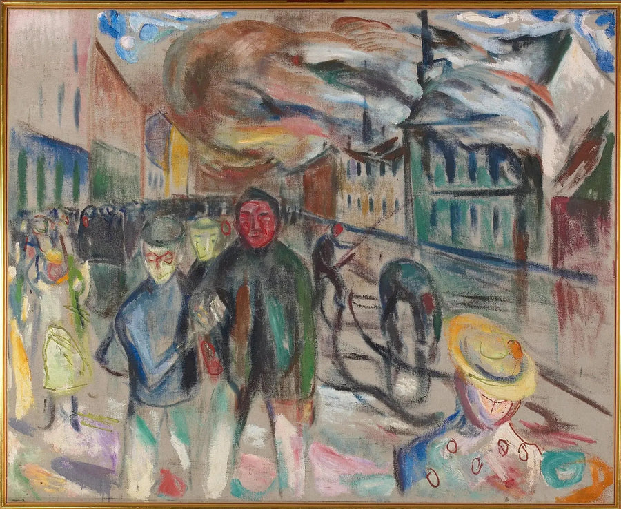 Tulipalo Grønlandissa - Edvard Munch