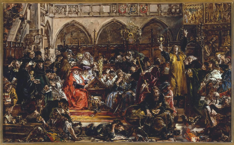 Yliopiston vaikutus maahan, sarjan « Sivilisaation historia Puolassa » mukaan - Jan Matejko