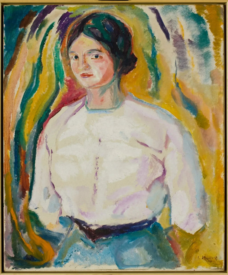 Ingeborg kädet selän takana - Edvard Munch