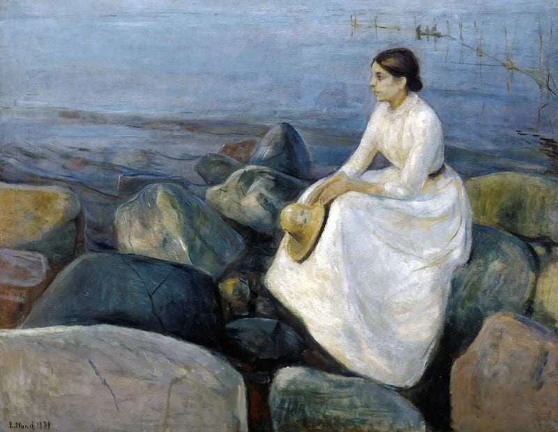 Inger rannalla - Edvard Munch