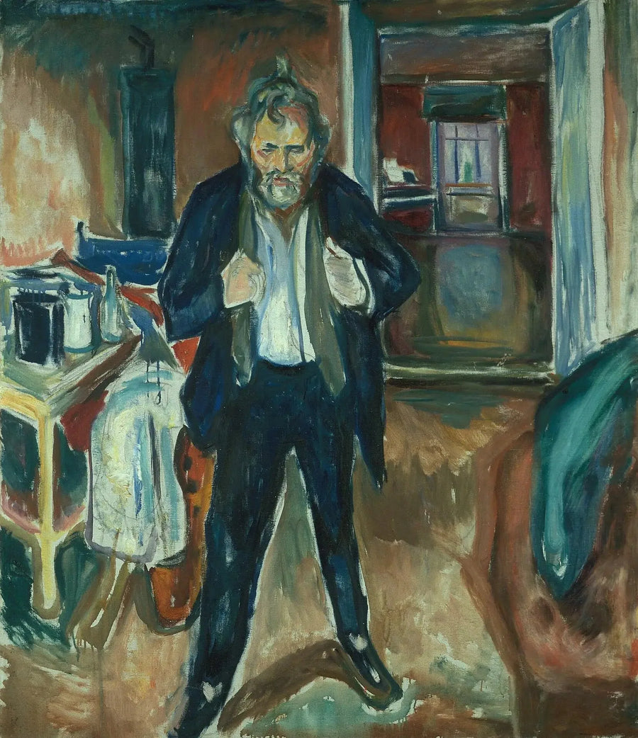 Unettomuus. Itseportraiitti sisäisestä myrskystä - Edvard Munch