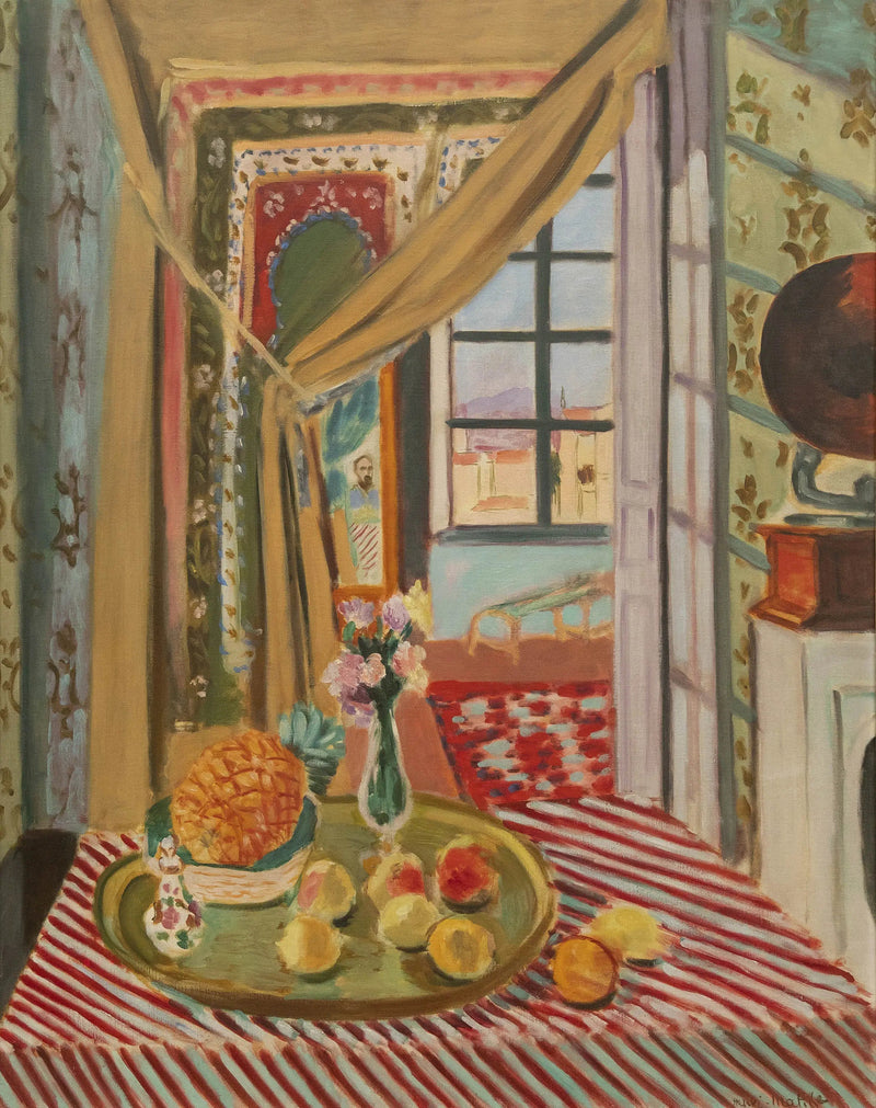 Sisustus fonografilla - Henri Matisse
