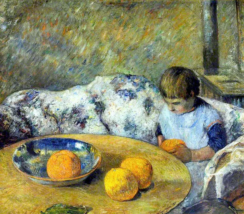 Sisustus Aline Gauguinin kanssa - Paul Gauguin