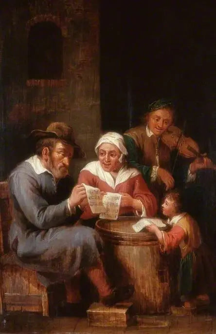 Sisätilat hahmojen kanssa - David Teniers nuorempi