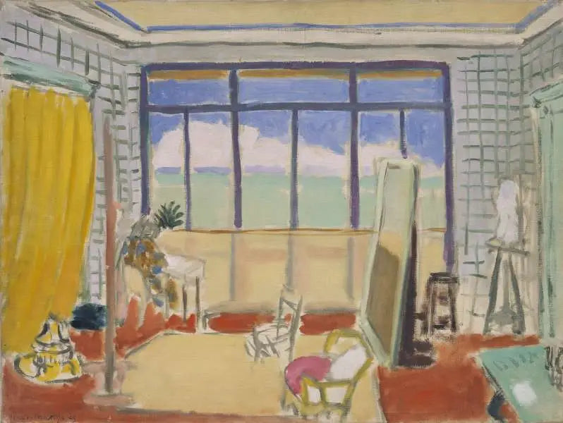 Ateljeen sisustus Nizzassa - Henri Matisse
