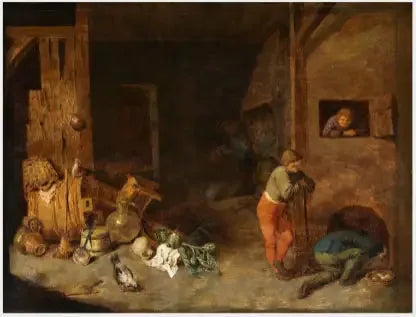 Maatilan sisätilat - David Teniers nuorempi