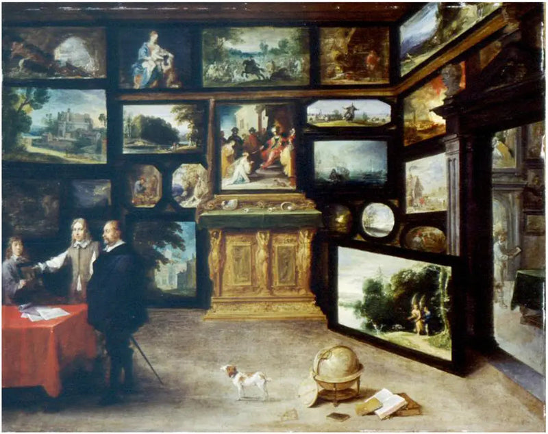 Maalaussalin sisätila - David Teniers nuorempi