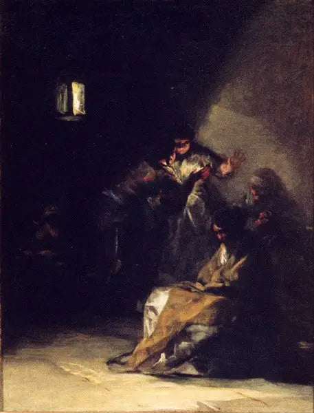 Vankilan sisätila - Francisco de Goya