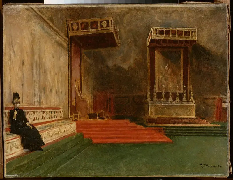 Sixtuksen kappelin sisätilat - Léon Bonnat