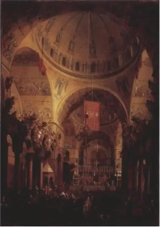 San Marcon sisätila, Venetsia - Canaletto