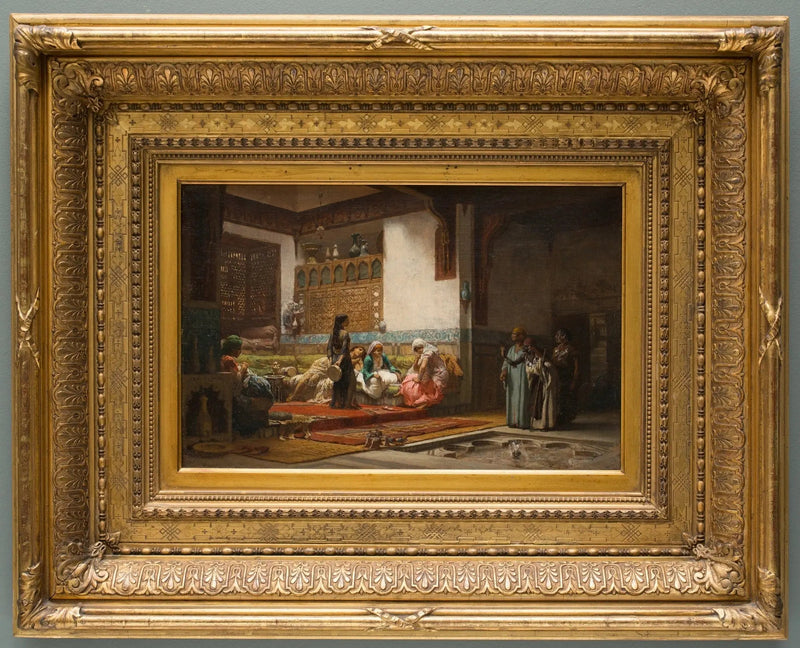 Maurekäs interior - Frederick Arthur Bridgman