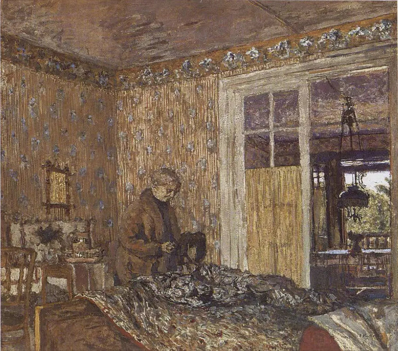 Sisätilat harmaalla säällä, Vaucresson - Édouard Vuillard