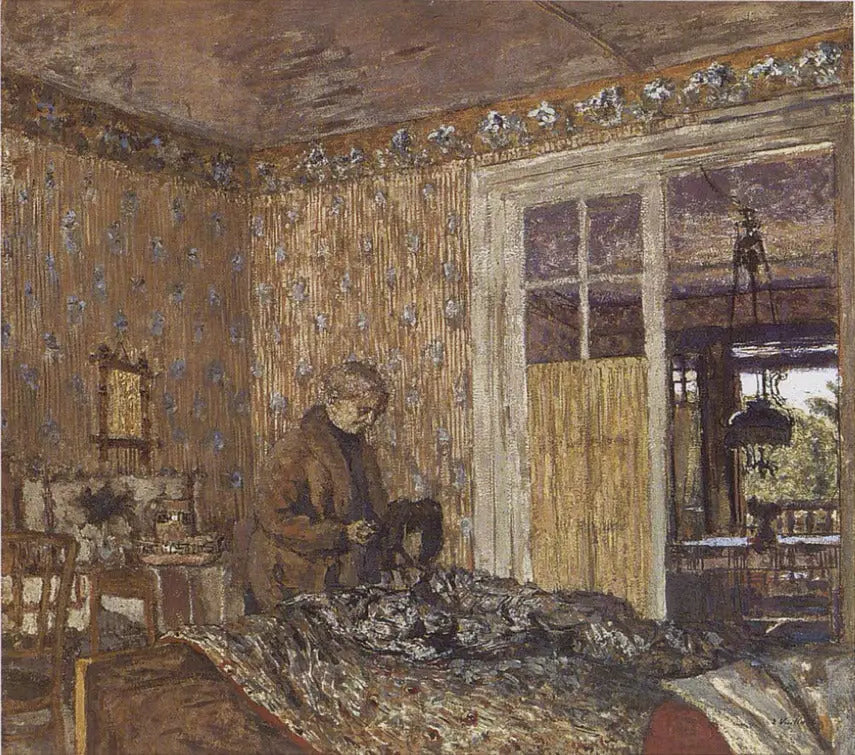 Sisätilat harmaalla säällä, Vaucresson - Édouard Vuillard