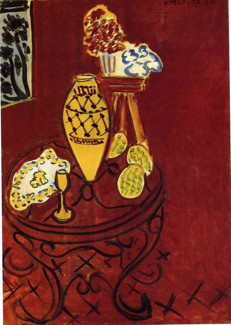 Punainen sisustus Venetsiassa - Henri Matisse