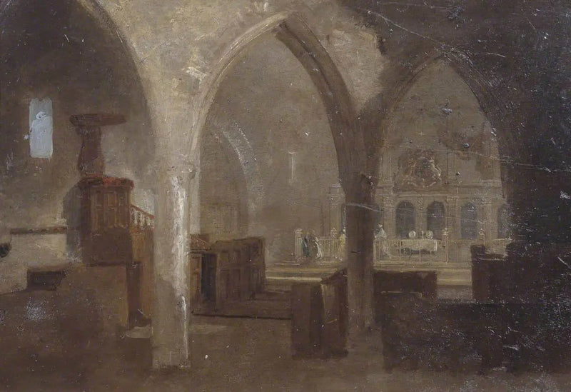Goottisen kirkon sisustus - J. M. W. Turner