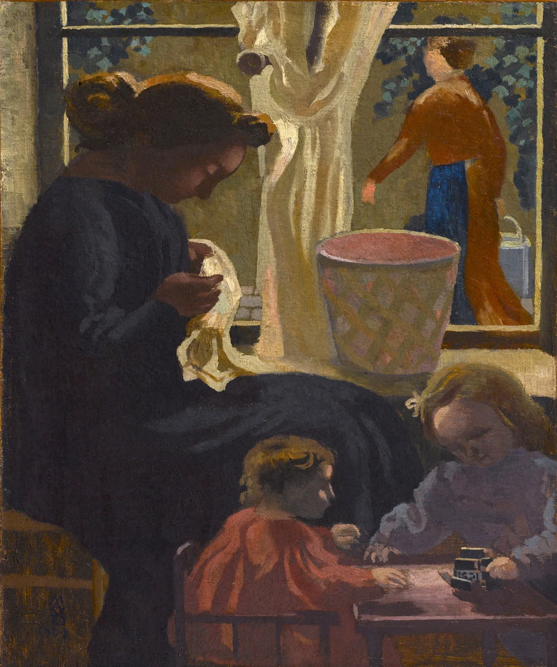 Intimité ou Ravaudage ikkunassa - Maurice Denis