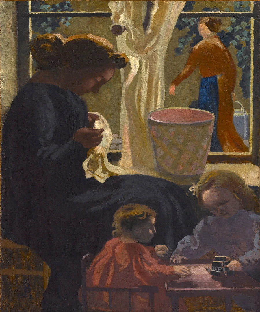 Intimité ou Ravaudage ikkunassa - Maurice Denis