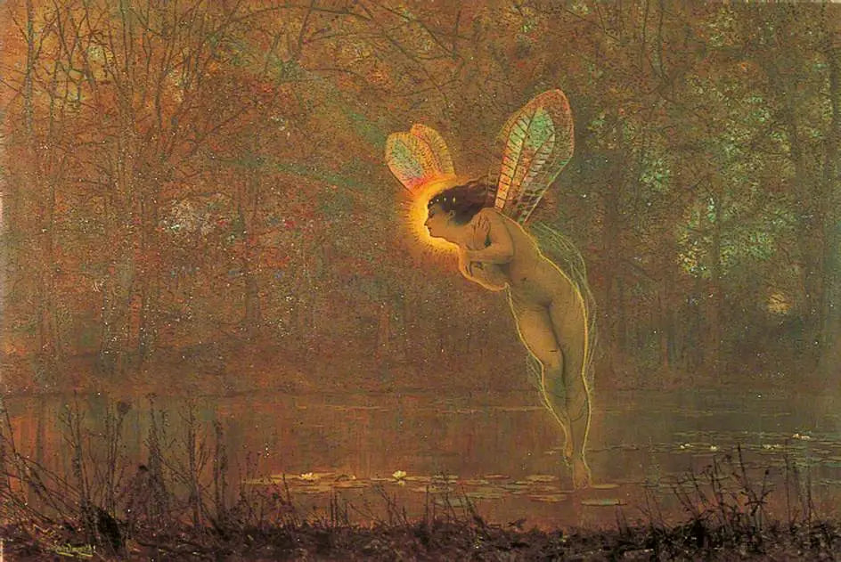 Iris - John Atkinson Grimshaw image 1 reproduction d’œuvre d’art à l’huile